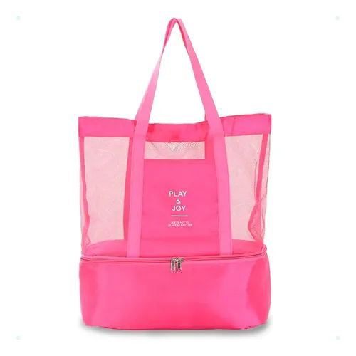 Bolsa tote bag play & joy para playa compras con termica