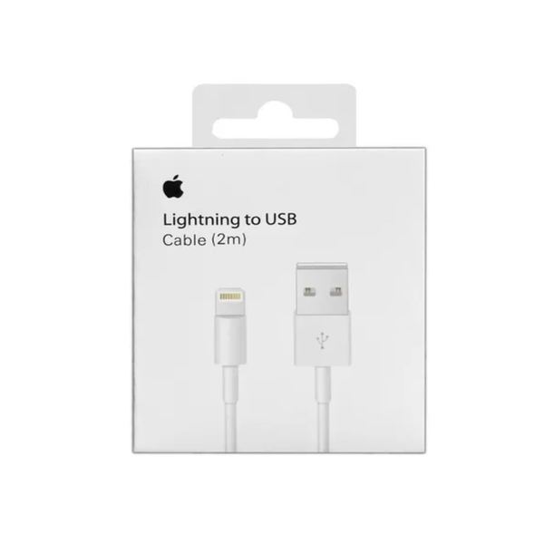 Cable iphone usb lightning 2 metros tipo original