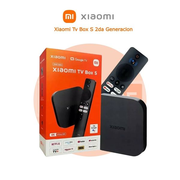 Xiaomi mi tv box s 2nd control de voz 4k 8gb