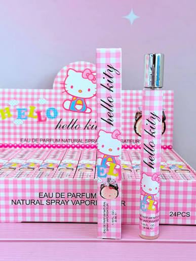 Caja 24u. mini perfume hello cutie kitty 35ml