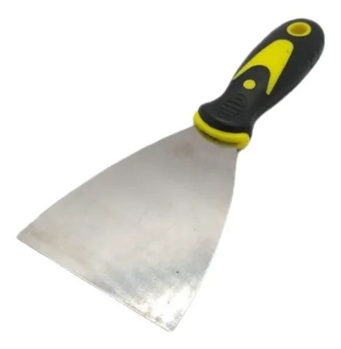 Espátula de acero con mango de goma de 3″ pulgadas pintor