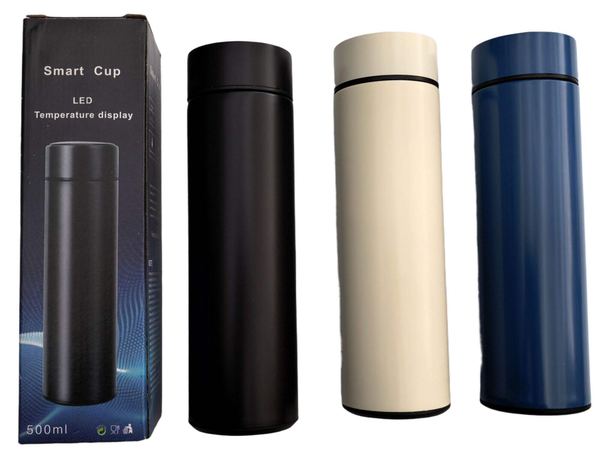 Termo inteligente c/visor led de temperatura 500ml