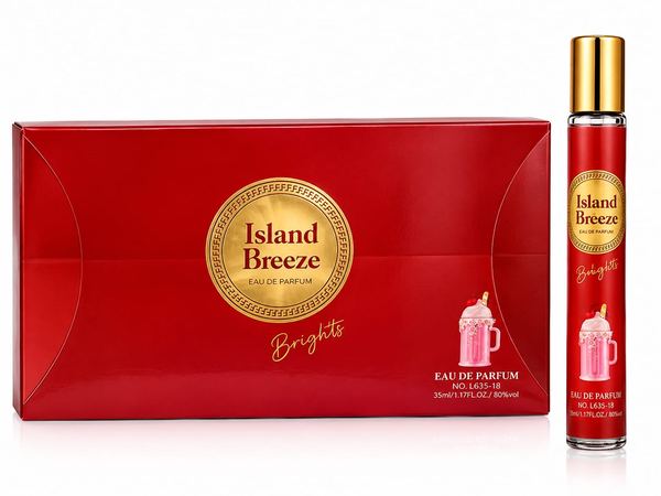 Caja 24u. mini perfume tubito island breeze de armaf 35ml