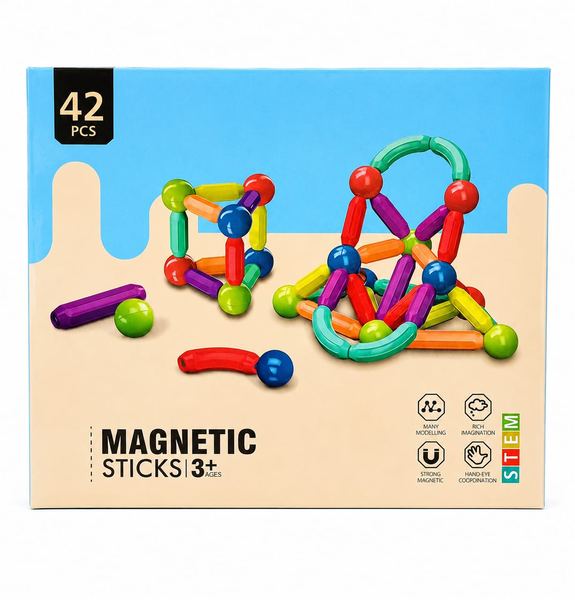 Bloques magnéticos de construcción 42 piezas