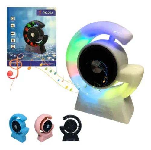 Parlante mini bluetooth g con led