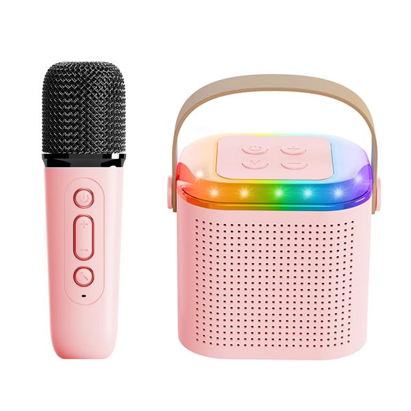 Parlante karaoke inalambricos y1bt lambo tech con 2 microfonos