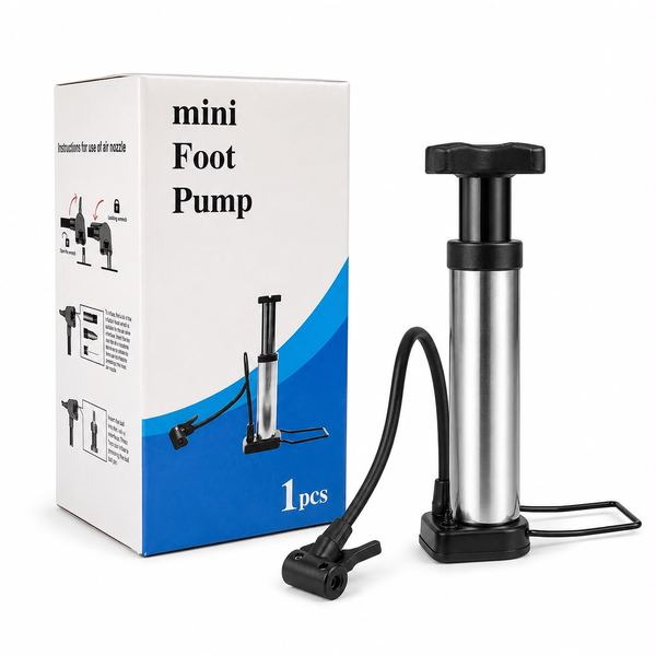 Mini inflador de pie foot pump