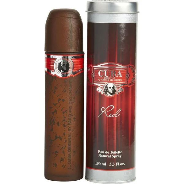 Perfume cuba red para hombre edt 100 ml