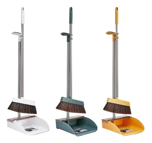 Kit de escoba y pala de limpieza con recogedor