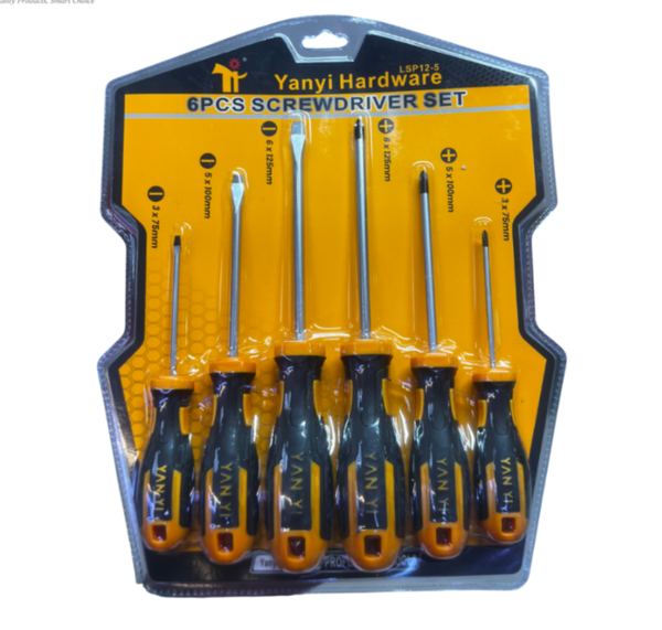 Set x 6 destornilladores yan yi