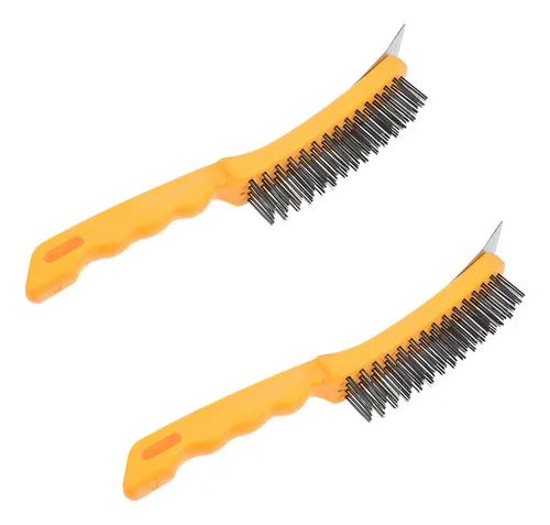 Cepillo de acero dientes de alambre c/ espatula