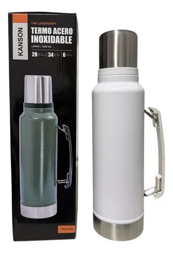 Termo acero inox kanson 1 litro pico cebador manija