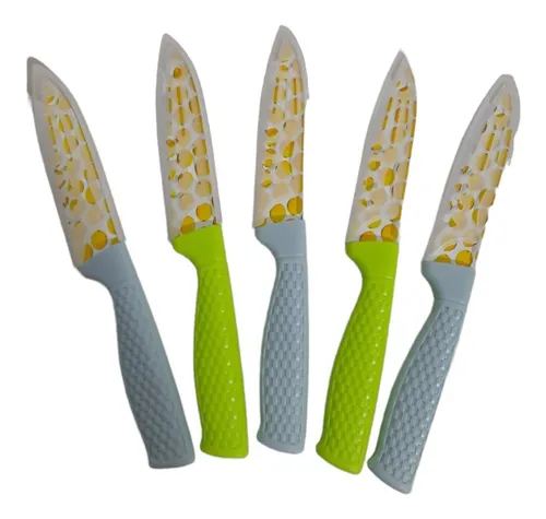 Cuchillo profesional con mango de color y diseño