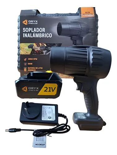 Sopladora de hojas inalámbrica 33000 rpm 21 v