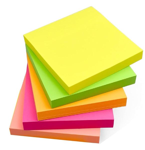 Notas adhesivas bakco 76 x 76mm fluo 400 hojas