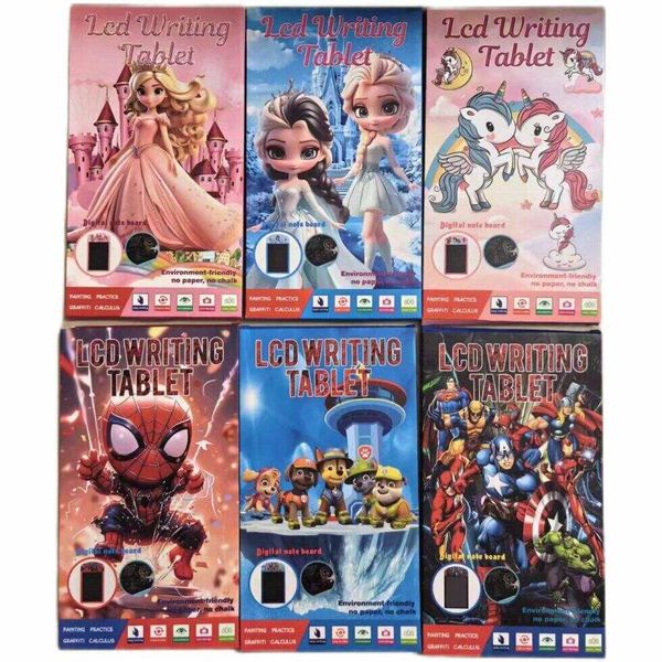 Pizarra infantil con varios personajes 8.5" lambo tech