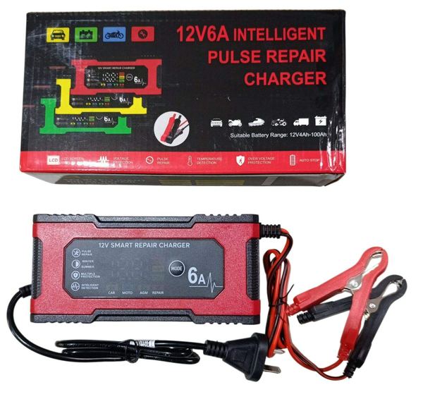 Cargador de batería lambo tech 12 v 6 a 220 v