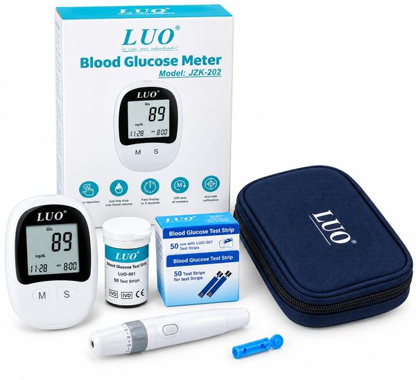 Kit de medidor de glucosa en sangre luo