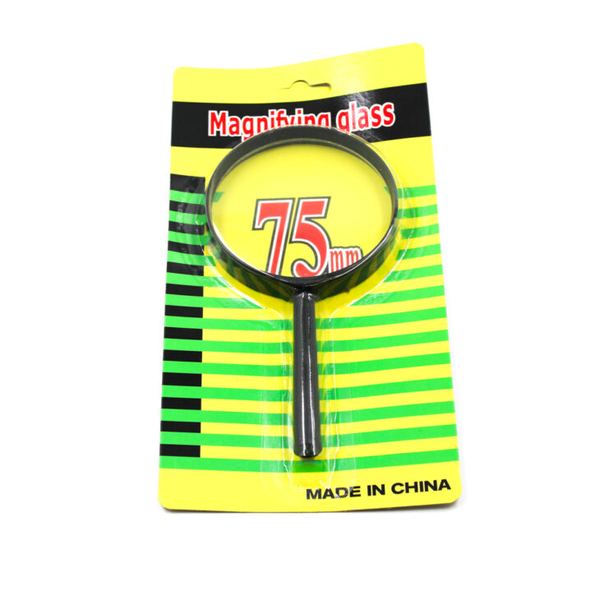 Lupa blister verde magnifying glass 75mm
