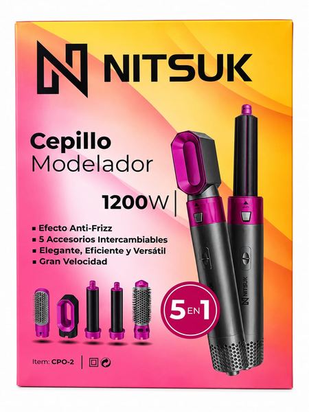Cepillo moldeador 5 en 1 nitsuk