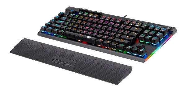Teclado gamer redragon magic wand pro