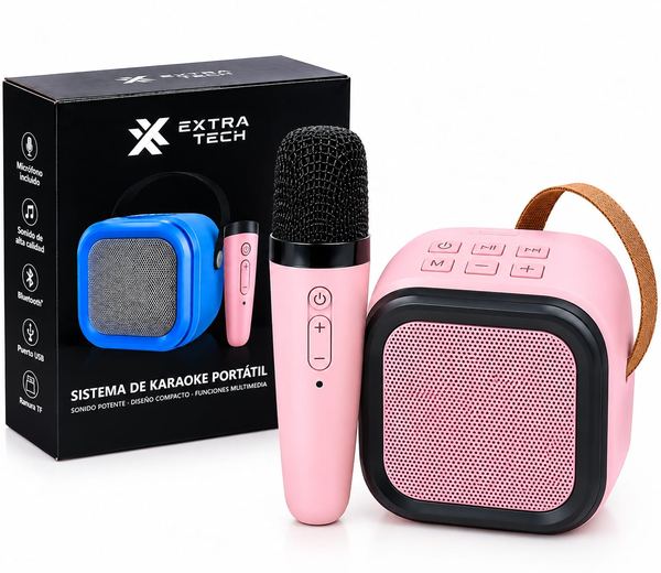 Microfono inalambrico karaoke parlante bluetooth