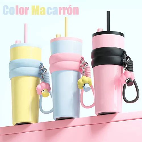 Vaso termico c/ correa y sorbete drink as one pleases 3,16l