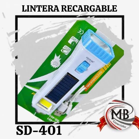 Linterna recargable con usb