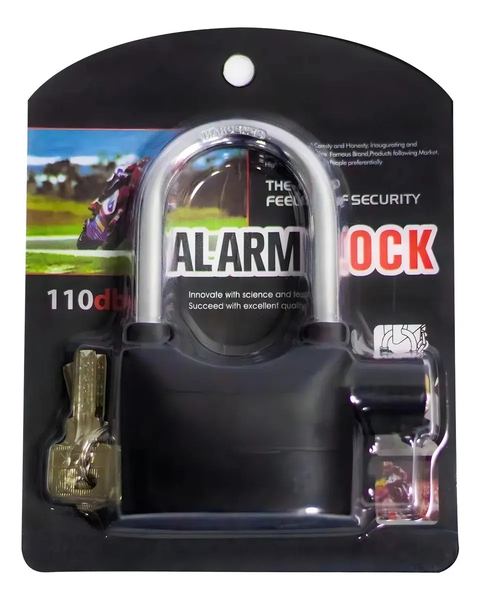 Candado de alta seguridad con alarma
