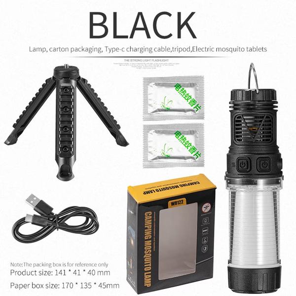 Lámpara para camping contra mosquitos repelente